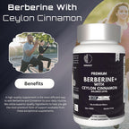 Heroot Premium Berberine with Ceylon Cinnamon Capsules