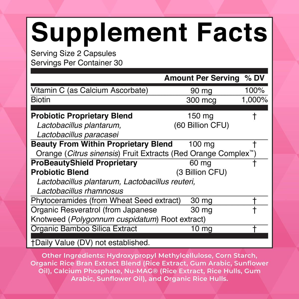 MARYRUTH'S Probiotic Beauty Capsules for Skin Support - 60 Count - image 2