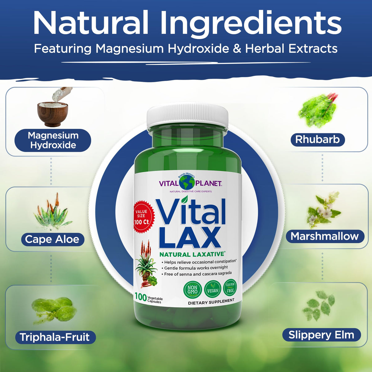 Vital Planet - Vital Lax Natural Laxative Cleanse Supplement - image 3