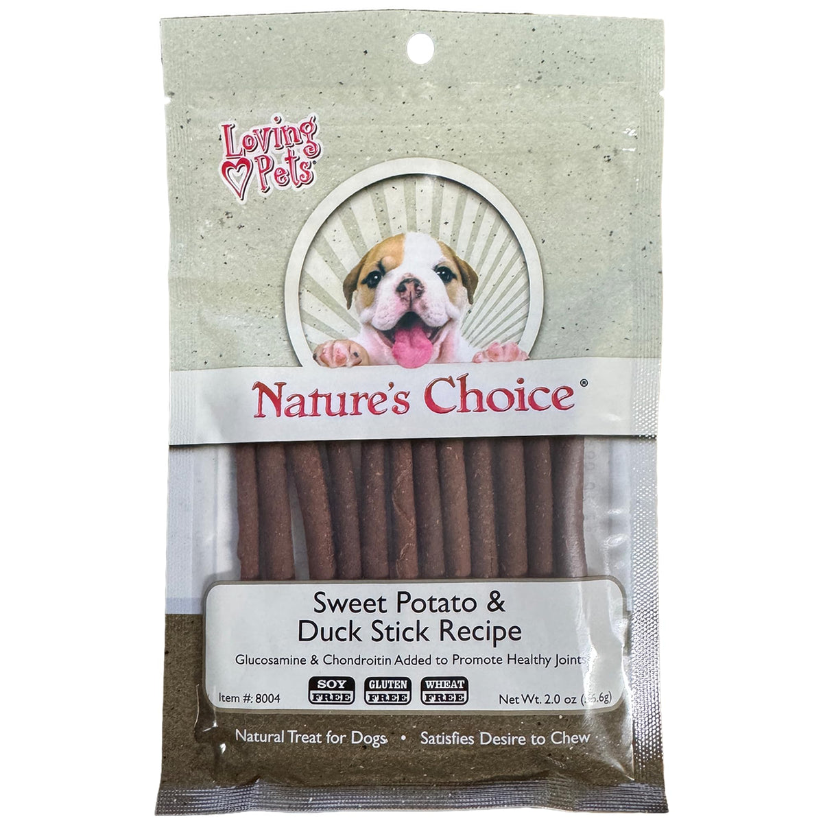 Natural Value Sweet Potato & Duck Soft Chew Meat Sticks for Joint Health - image 4