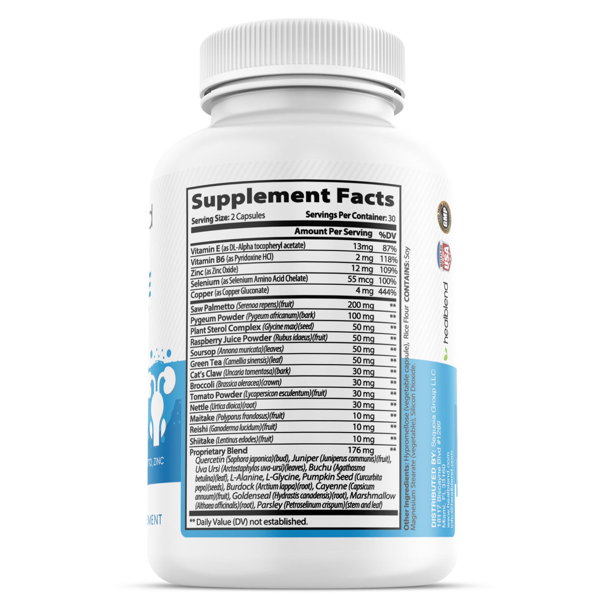 Healblend Prostate Formula Supplement for Men - 60 Capsules - image 8