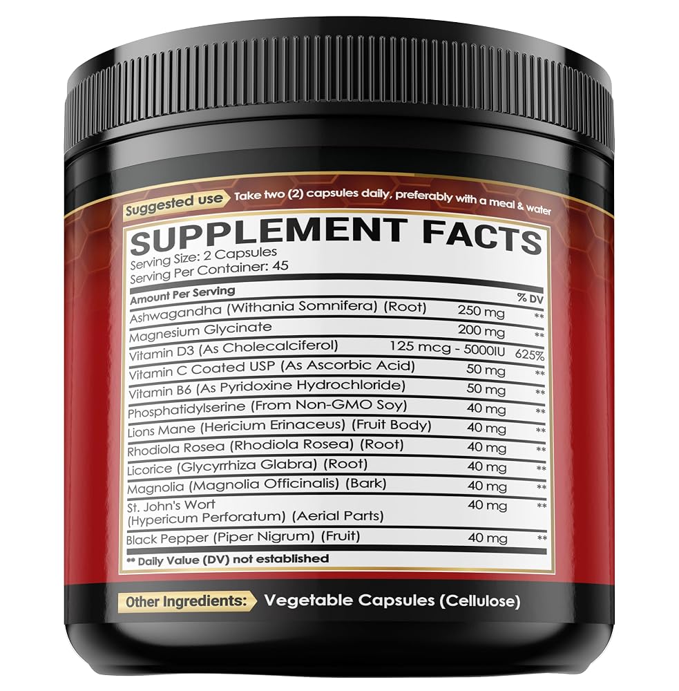 NUQIIT Cortisol Shield Ashwagandha & Magnesium - 90 Capsules - image 8