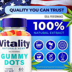 IDEAL PERFORMANCE Vitality Gummy Dots Hemp Gummies - 60 Gummies - image 5