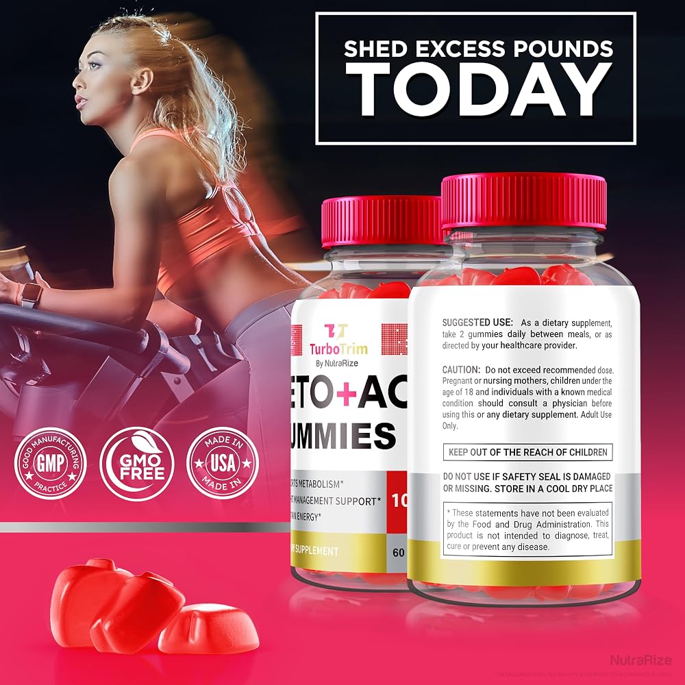 NutraRize TurboTrim Keto + ACV Gummies - 60 Gummies - image 8