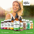 Wild & Organic Arjuna Bark Extract Tincture - Antioxidant Support