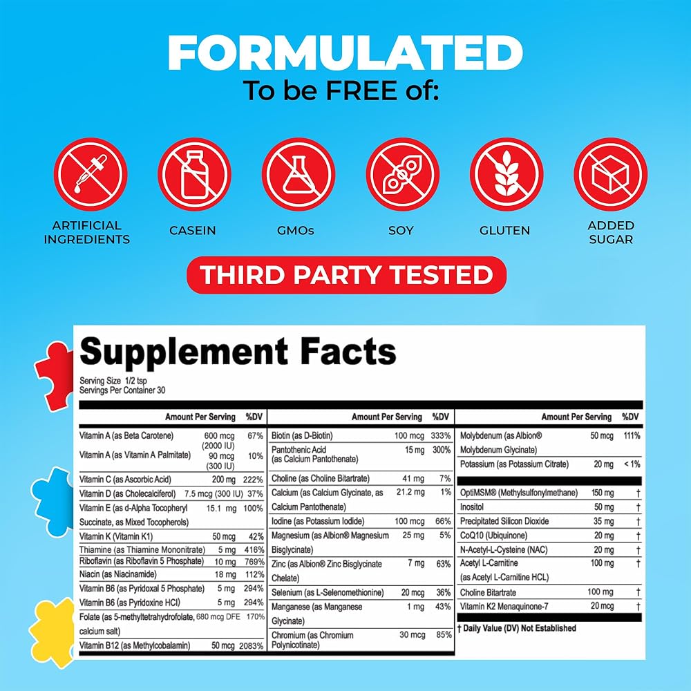 My Spectrum Heroes Kid's Multivitamin Supplement - Natural Calm