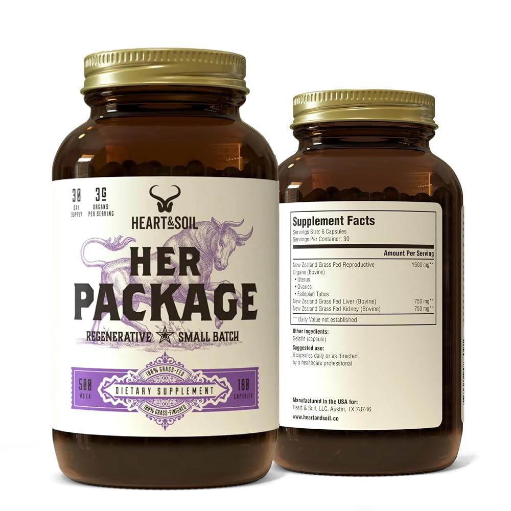 HEART & SOIL Her Package Supplement - 180 Capsules