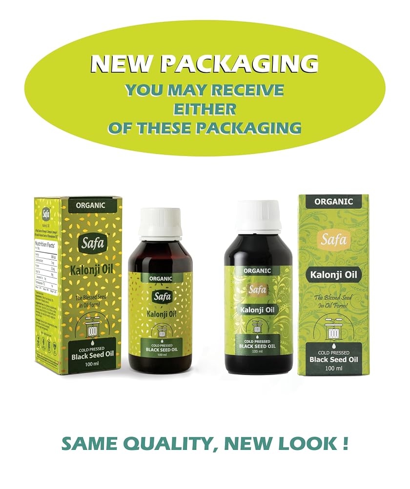 Safa Black Seed Oil Organic Cold Pressed Pure Kalonji Oil - image 4