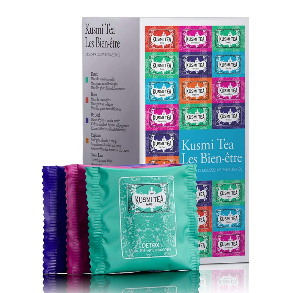 Kusmi Tea Wellness Gift Set - 24 Muslin Tea Bags