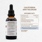 Secrets of the Tribe California and Valerian Tincture Alcohol-Free