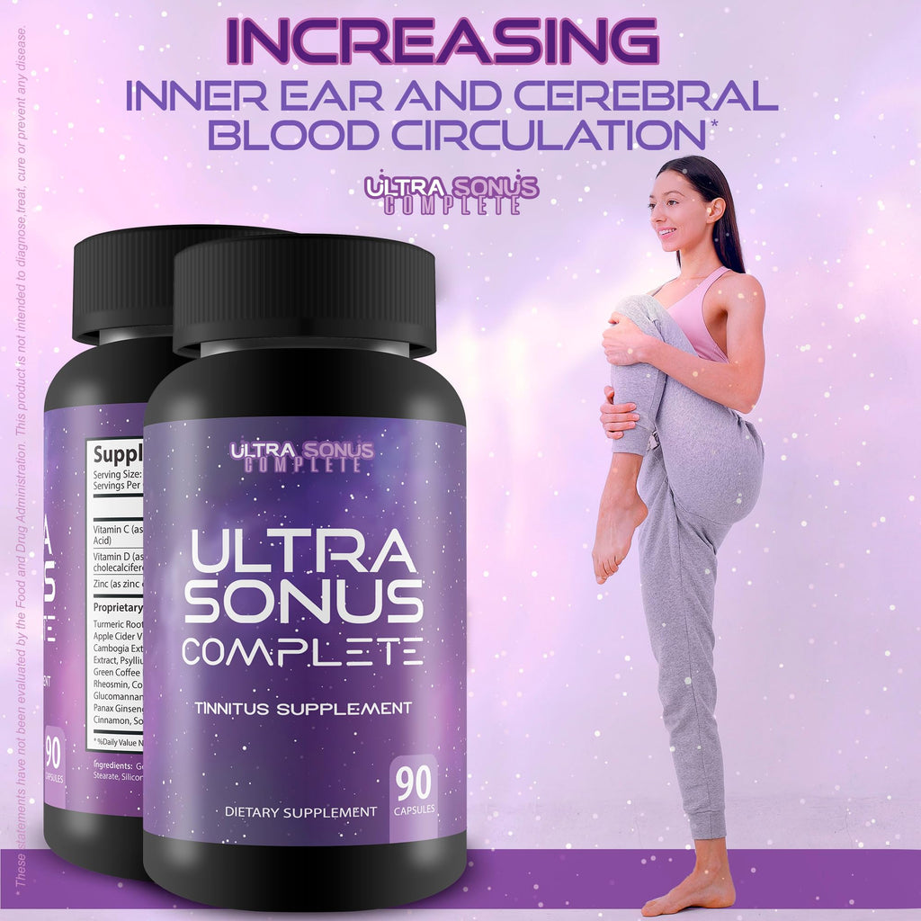 Ultra Sonus Complete Tinnitus Supplement Herbal Formula - 90 Capsules - image 5