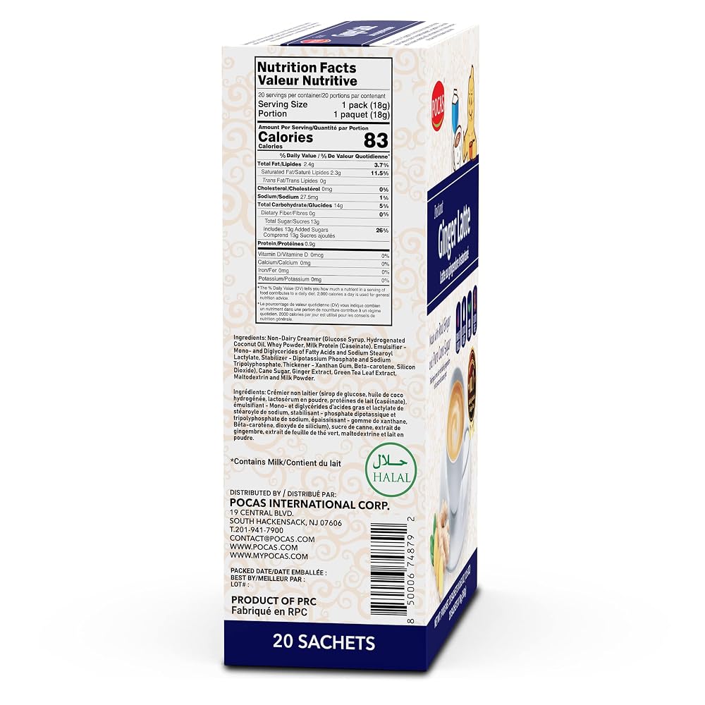 Pocas Ginger Latte Instant Tea 2-Pack - image 2