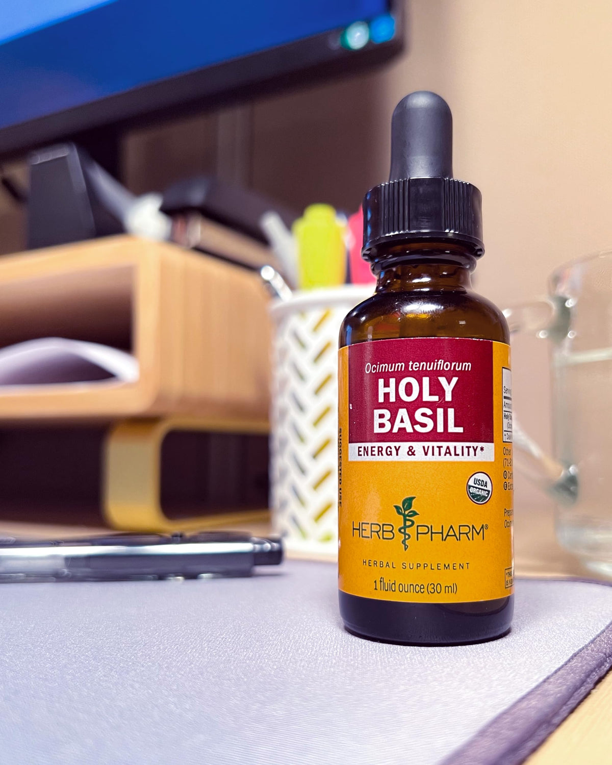 Herb Pharm Holy Basil Extract for Energy and Vitality - 1 Fl Oz - image 5