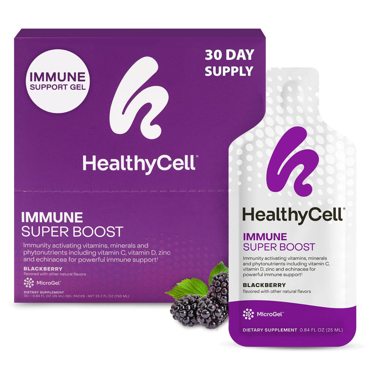 HealthyCell Immune Super Boost Daily Liquid Supplement