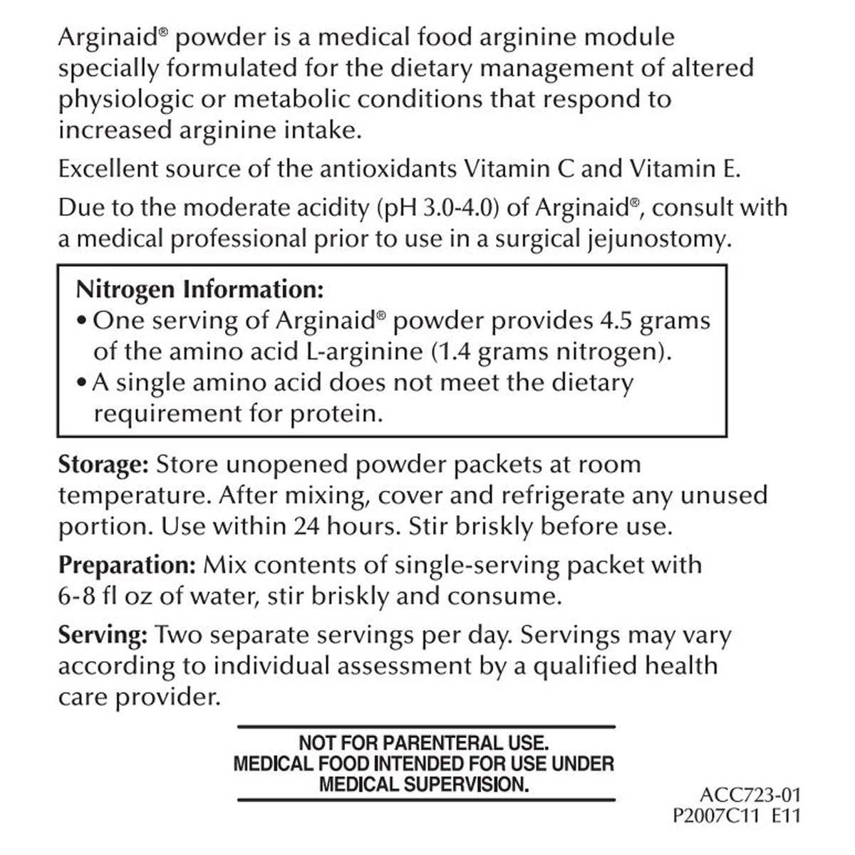 Arginaid L-Arginine Drink Mix Cherry - 4.5 oz Powder - image 3