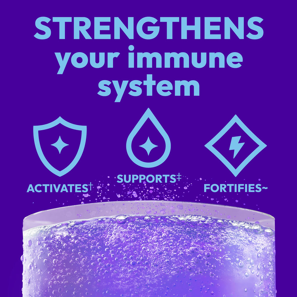 Emergen-C Immune+ Elderberry Immune Support Powder - 18 Count - image 2
