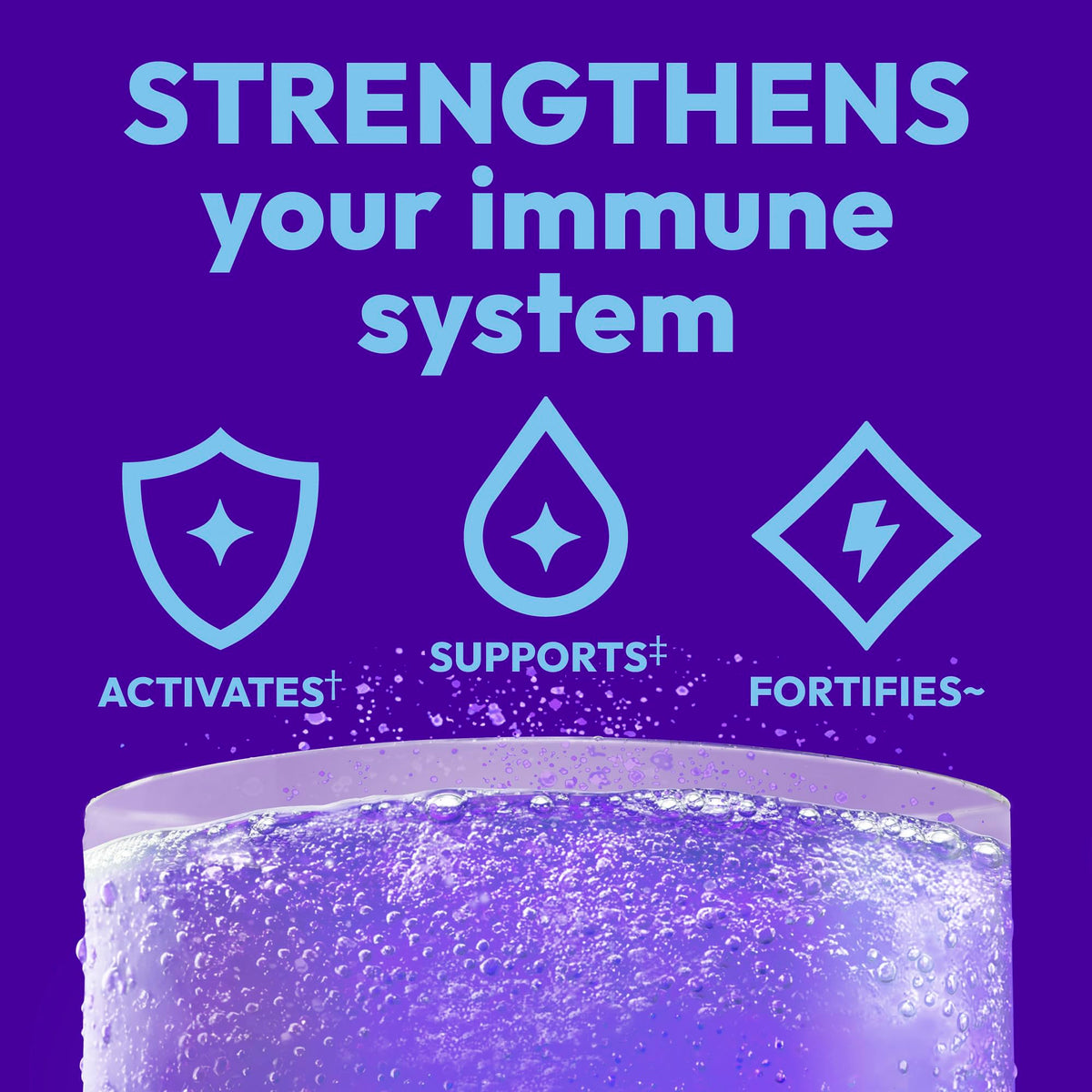 Emergen-C Immune+ Elderberry Immune Support Powder - 18 Count - image 2