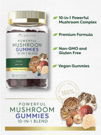 Carlyle Mushroom Complex Gummies 10-in-1 Blend - 70 Count - image 4