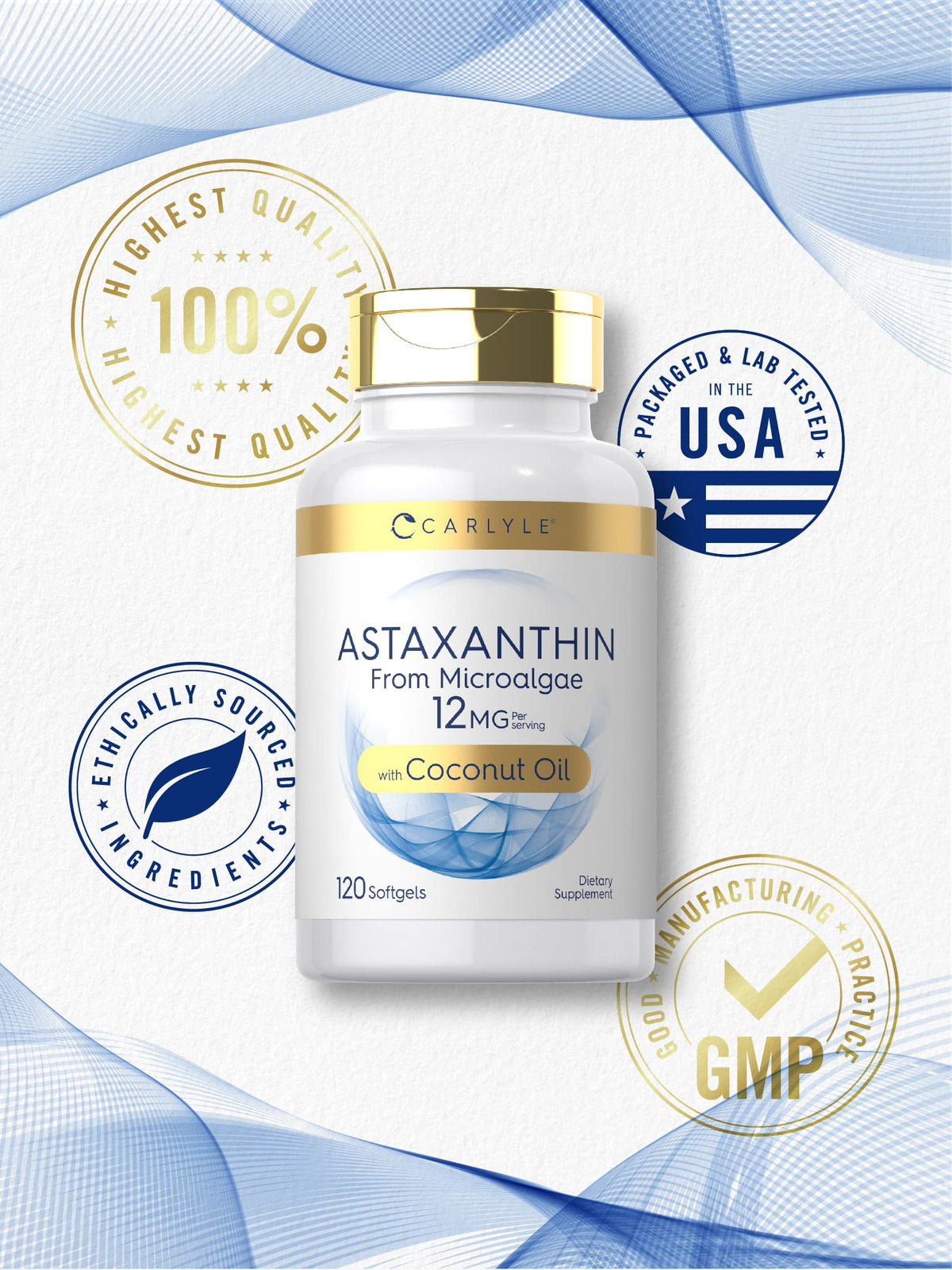 Carlyle Astaxanthin 12mg - 120 Softgels - image 5