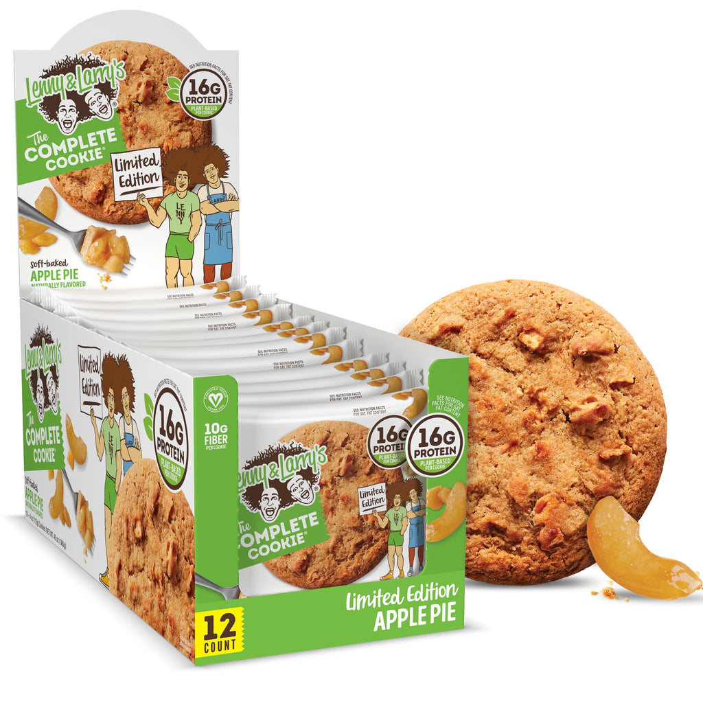 Lenny & Larry's Protein Cookie Apple Pie 16g Plant Protein - 12 Pack