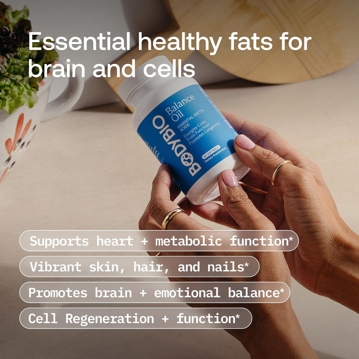 BodyBio Balance Oil - Essential Fatty Acids for Brain, Skin, & Mood - image 3