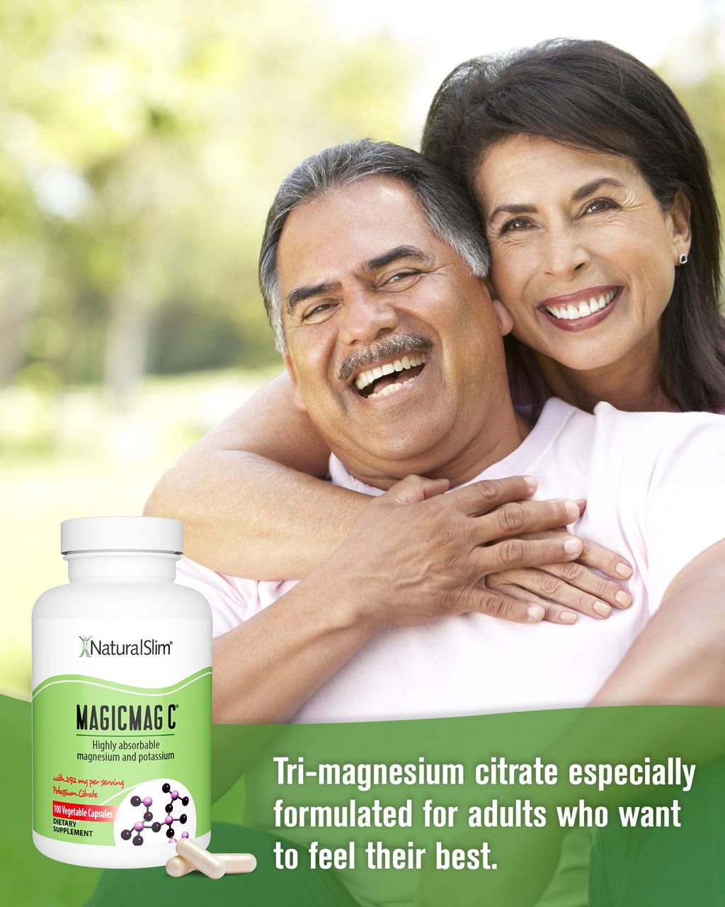 NaturalSlim MagicMag C Magnesium Citrate Capsules - 100 Count - image 5
