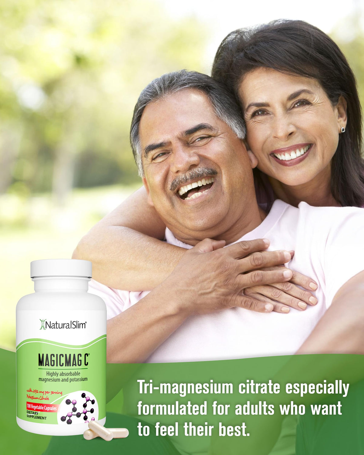 NaturalSlim MagicMag C Magnesium Citrate Capsules - 100 Count - image 5