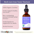 Herb Lore Organic Iron Tonic Tincture