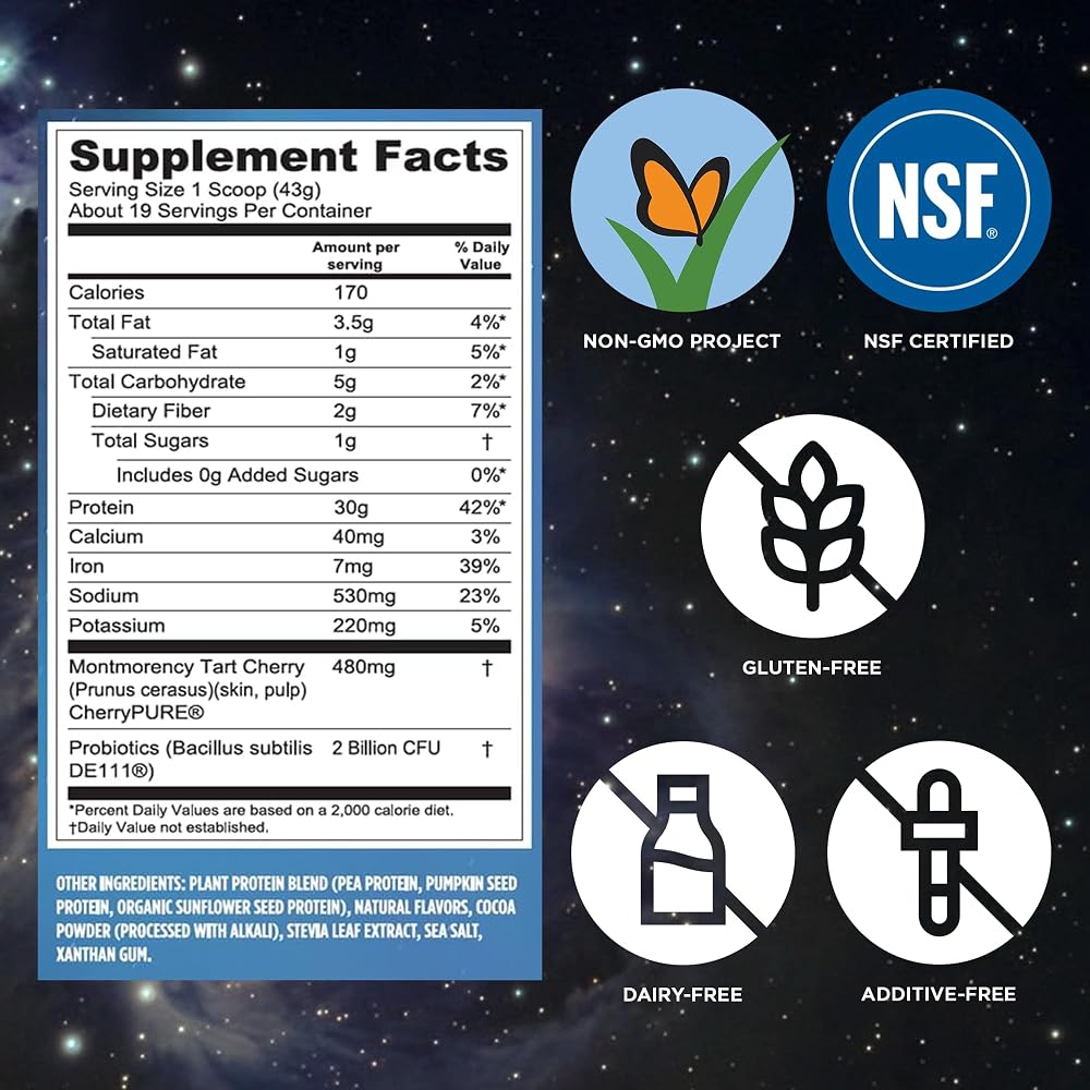 Vega Protein + Recovery Mocha Plant-Based Protein Powder - Pack of 12 - image 4