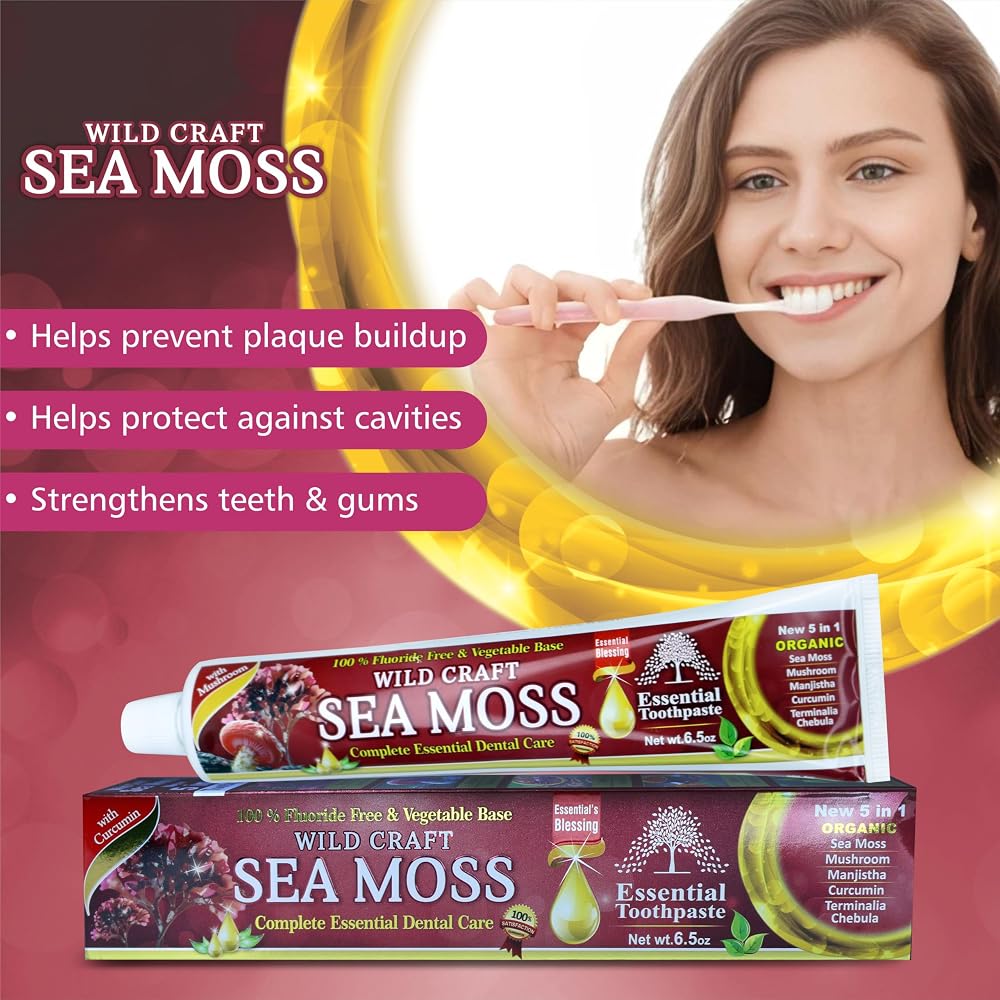 Essential Sea Moss Toothpaste Fluoride Free - 6.5 oz - image 5