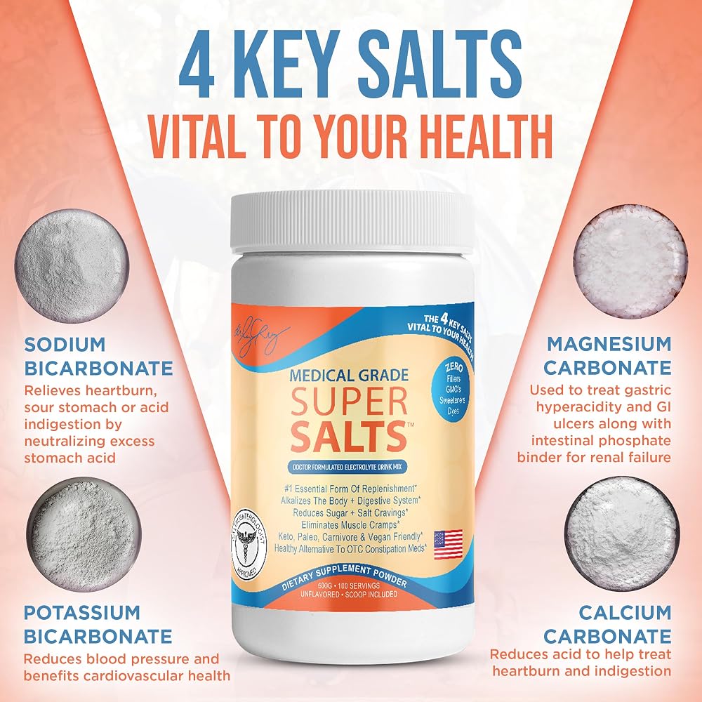 Dr. Liz Cruz Super Salts Electrolytes Hydrating Powder - 17.63 oz - image 4
