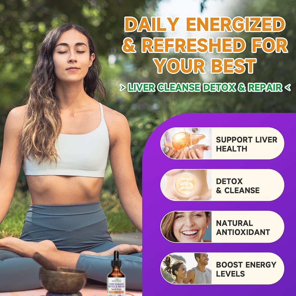 BVIVLOO Liver Cleanse Detox & Repair Liquid Drops