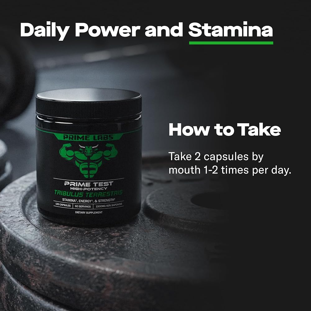 Prime Labs Tribulus Terrestris for Men 1300 mg - 120 Capsules - image 8