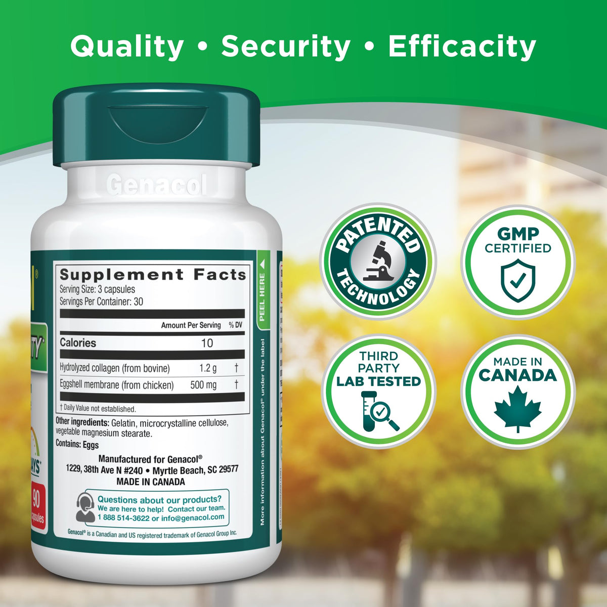 Genacol Joint & Mobility Eggshell Membrane & Collagen - 90 Capsules - image 4