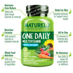 NATURELO Multivitamin for Men - One Daily, 60 Vegetarian Capsules