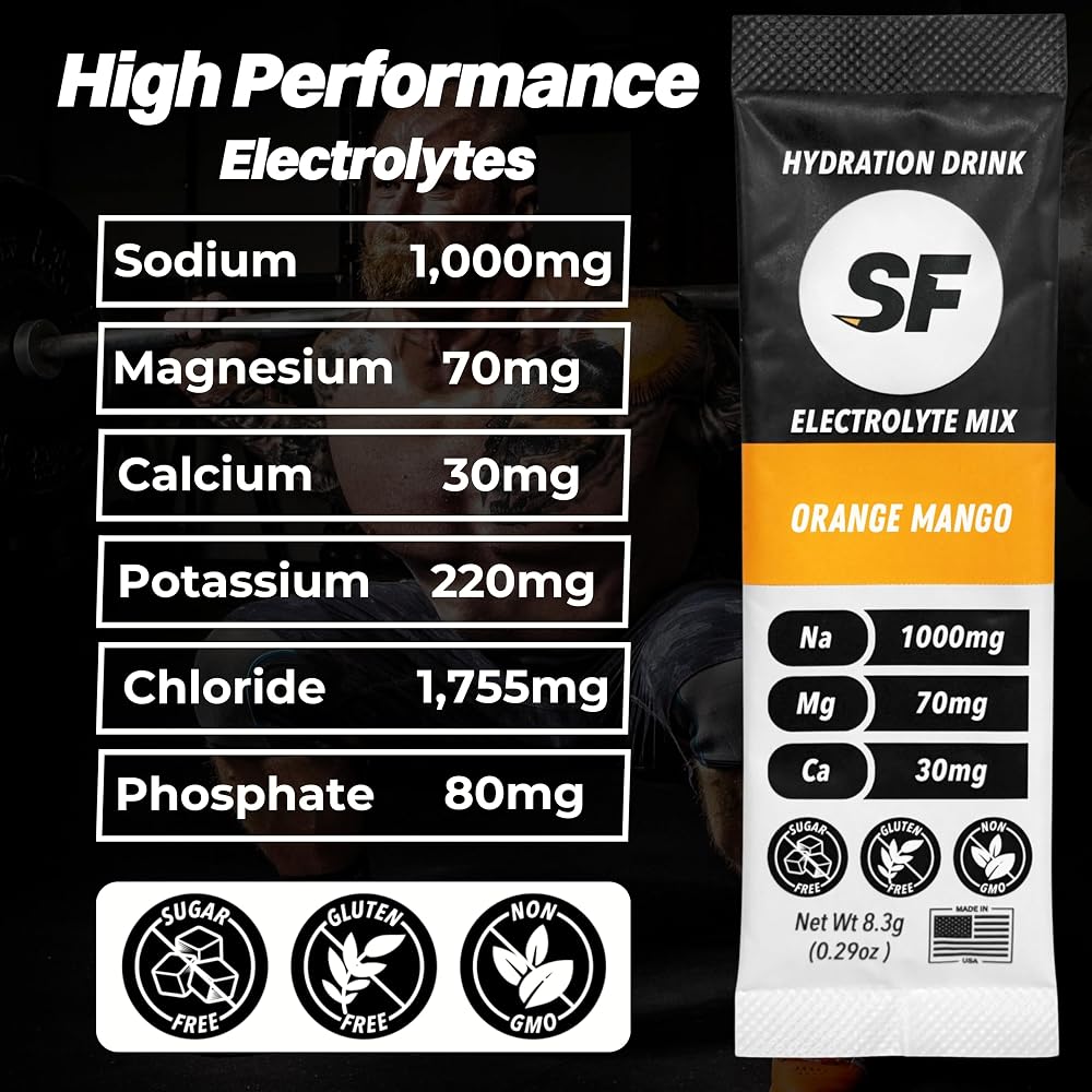 Sota Fuel Performance Hydration Electrolyte Powder Orange Mango - 30 Count - image 2