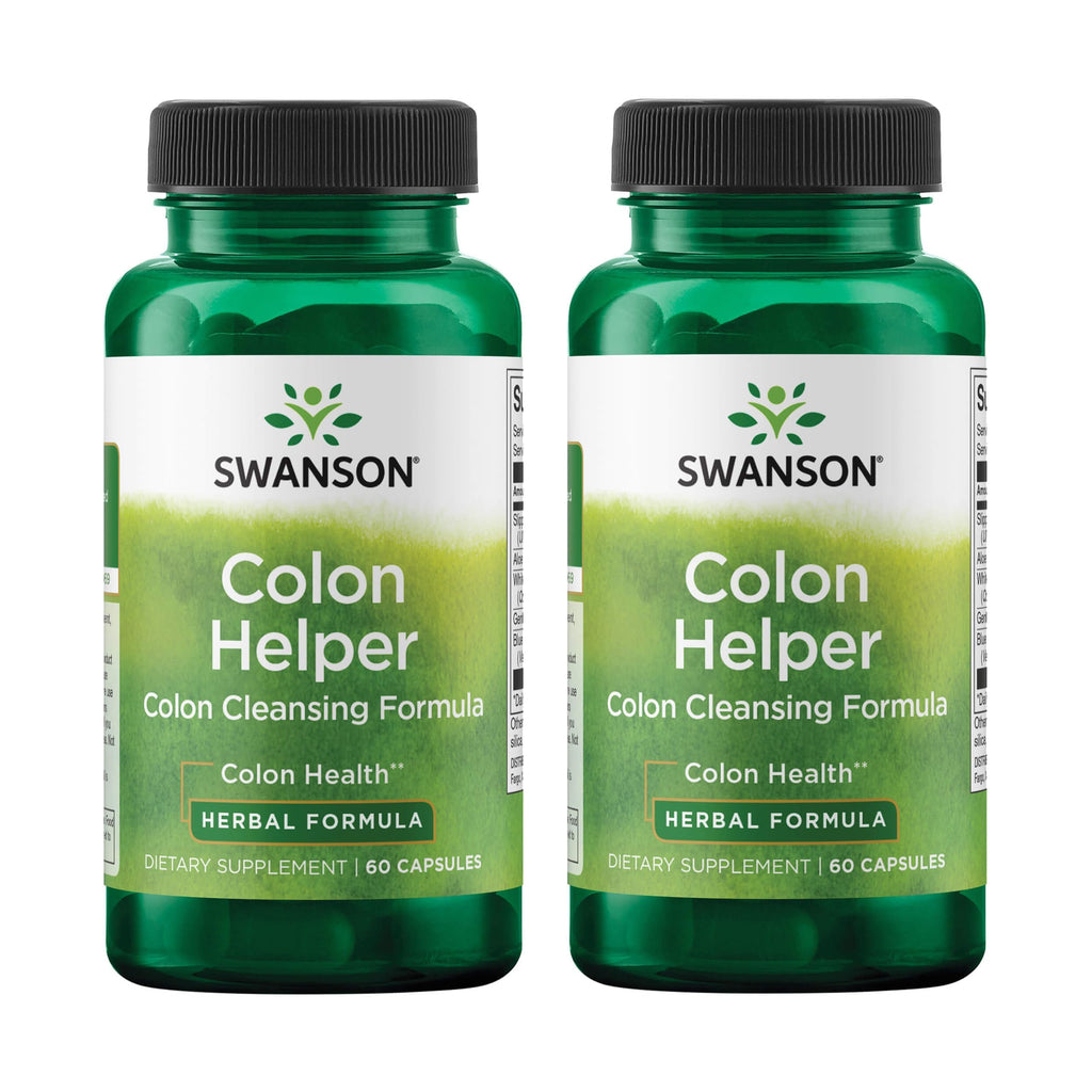 Swanson Colon Helper Herbal Digestive Supplement for Adults Seeking