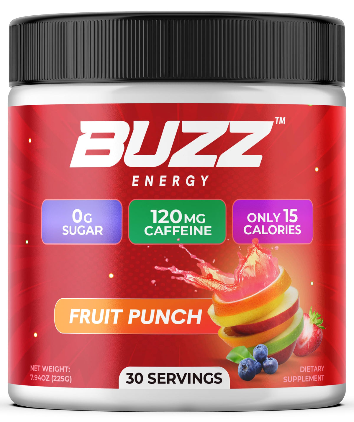 Morning Buzz Energy Drink Powder - Energy Boost Drink Mix