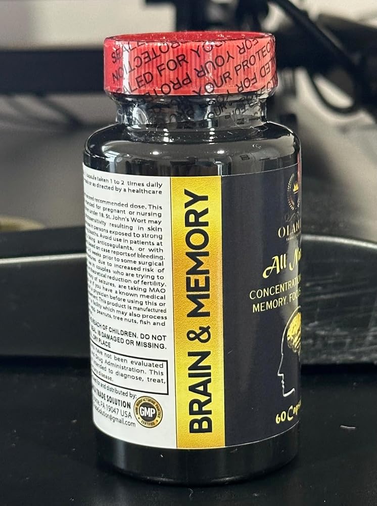 OLANTA TRADE SOLUTION Brain Memory Supplement - 60 Capsules - image 8