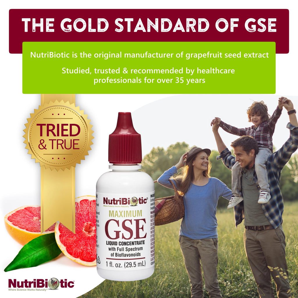 NutriBiotic Maximum GSE Grapefruit Seed Extract - 1 Fl Oz - image 2