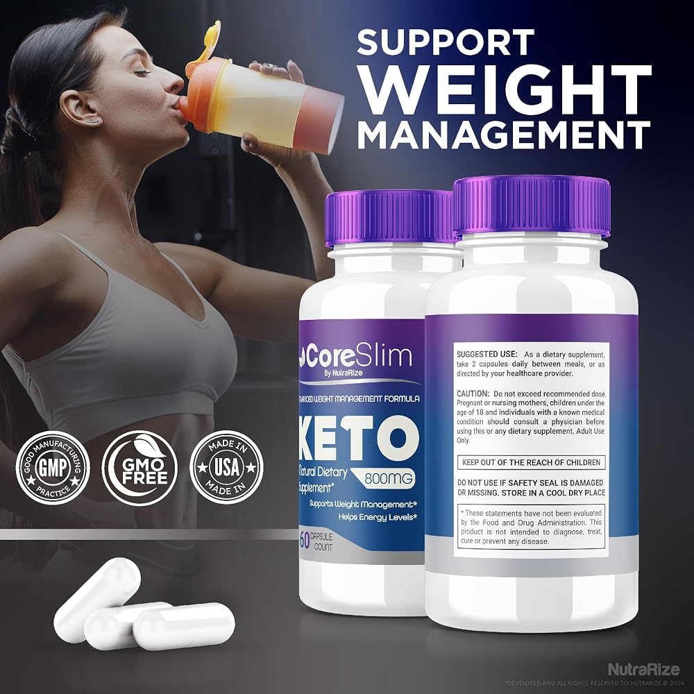 NutraRize Core Slim Capsules Keto Supplement - 120 Capsules - image 8