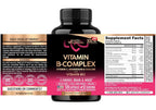 NUTRAHARMONY Vitamin B Complex for Energy & Stress Support - 120 Capsules - image 2