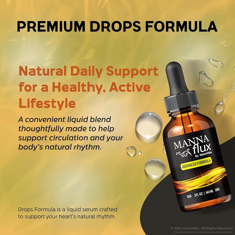 NutraRize Manna Flux Drops All-Natural Liquid Supplement - 2 Pack - image 4