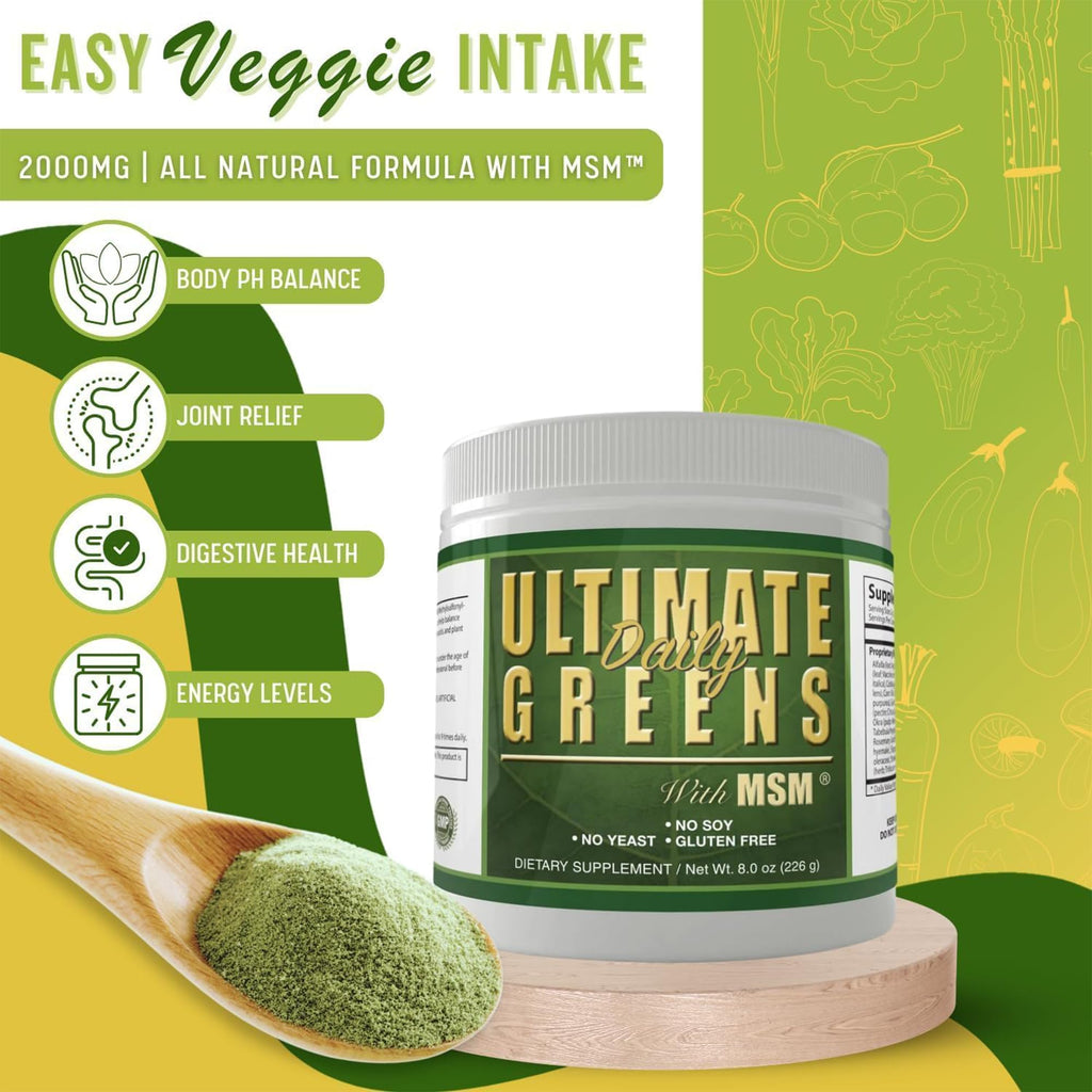 Daily Health Ultimate Greens Powder Immune Support - 3 Pack - image 3