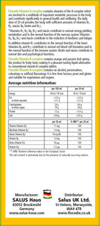 Floradix Vitamin B Complex Liquid Formula - 250 ml - image 3