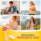 Swiss Imports Effervescent Vitamin C 1000mg Dietary Supplement
