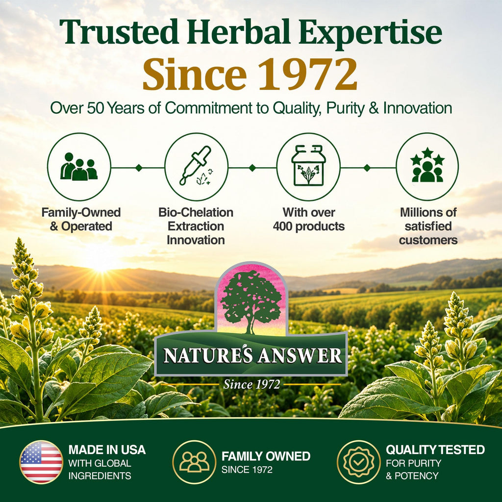 Nature's Answer Mullein Leaf Herbal Supplement - 1 Fl Oz - image 9