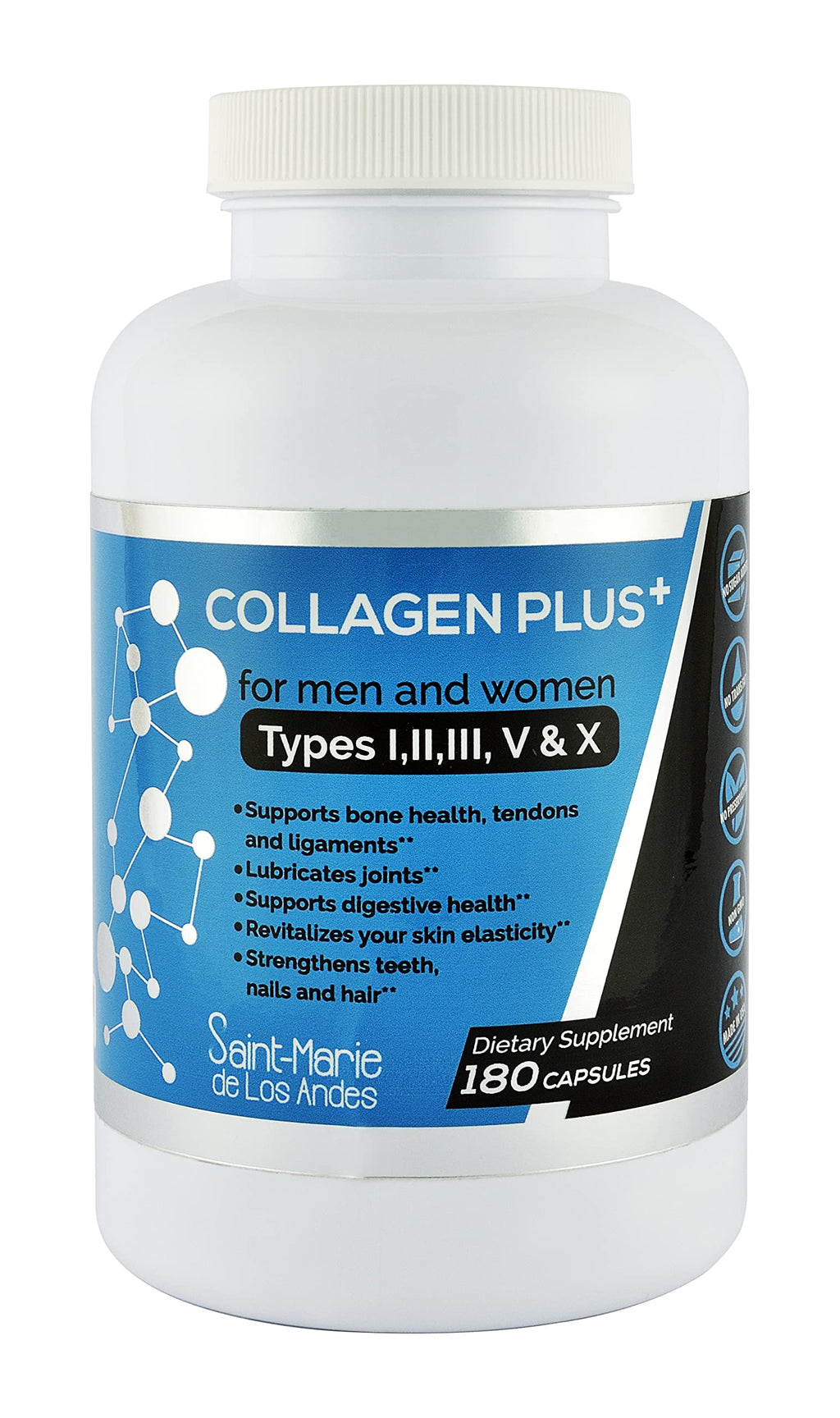 Saint-Marie de los Andes Multi Collagen Pills - 180 Capsules