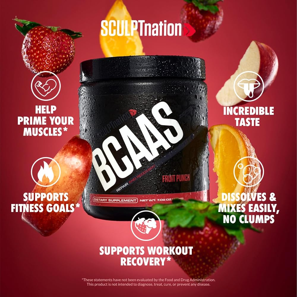Sculpt Nation BCAA Powder for Recovery and Endurance - 30 Servings - image 2