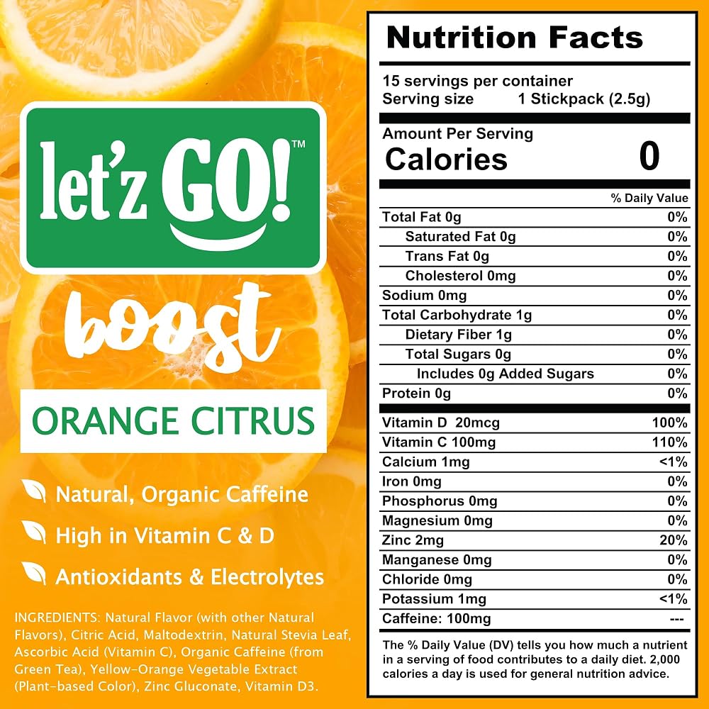 Let'z Go Clean Energy Drink Mix